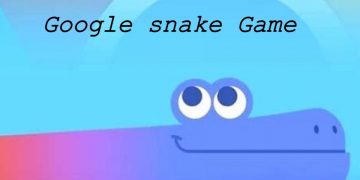 classic snake game on google