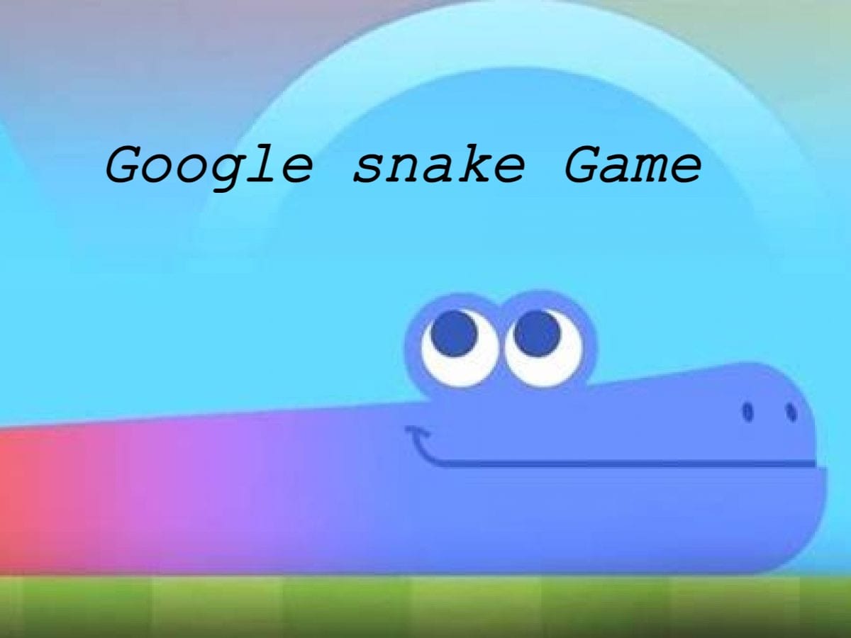 GOOGLE SNAKE HACK 2022 (MOD GOOGLE SNAKE GAME)￼